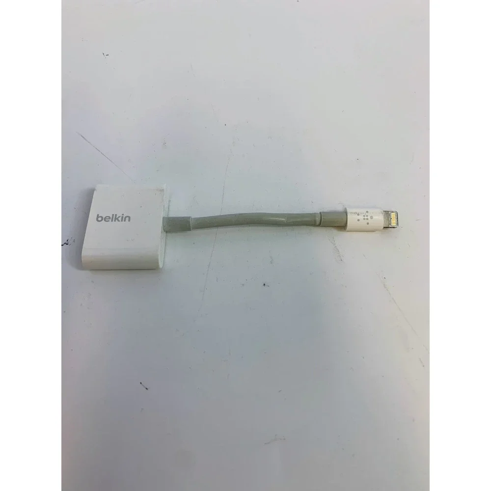 Belkin Rockstar‎ Lightning Audio Charge Adapter 35mm Headphone Iphone